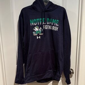 Under Armour Navy Notre Dame Hoodie